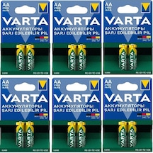 Varta 56706 2100 mAh AA Ni-MH Şarj Edilebilir Kalem Pil 2 x 6'lı