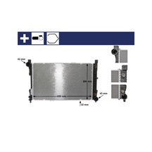 Mahle Motor Su Radyatörü Mercedes W203 Cl203 S203 C209 A209 R171 Mahle Cr387000s A2035003403