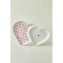 Karaca Heart To Heart Kalp Detaylı Sunumluk 26 Cm Beyaz
