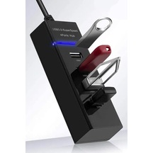 4 Port Usb 3.0 Hub Çoklayıcı Çoğaltıcı Switch Splitter Siyah Usb Port Çoğaltıcı Aparat Hızlı H303