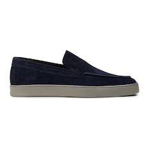 Deery Erkek Hakiki Süet Lacivert Loafer Ayakkabı - 01993mlcvc01 Lacivert