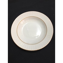Güral Porselen Sf22ck Mat Sedef Çukur Tabak 22 Cm 6 Lı