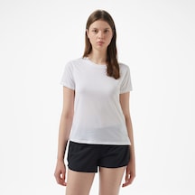 Under Armour Launch Leeve Kadın Beyaz Koşu T-shirtü 1382434 Beyaz