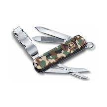 Victorinox 0.6463.94 Nailclip 580 Kamuflaj Desenli Tırnak Makaslı Kamp Çakı Çok Renkli