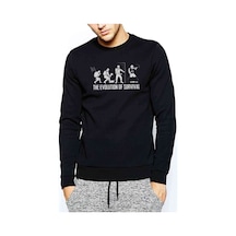 Pubg Pubg Evolıtıon Baskılı Siyah Erkek Örme Sweatshirt
