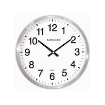 60 Cm Alüminyum Çerçeve Okul Işyeri Otel Dev Duvar Saati Beyaz