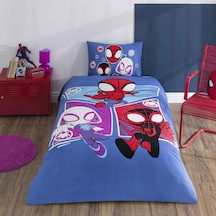 Taç Lisanslı Spidey Adventure Tek Kişilik Pamuk Nevresim Takımı 000000001000051955 Çok Renkli
