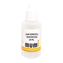 Sıvı Mum Boyası Kan Kırmızısı 30 Ml Kırmızı
