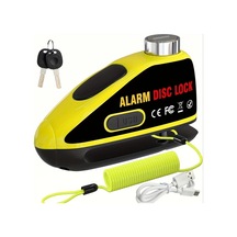 Oldfriend Yeşil-kamufle Motosiklet Disk Fren Alarm Kilidi 110db Titreşim Sensörü Usb Type-c Hızlı Şarj