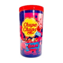 Chupa Chups Vişne, Kola, Çilek, Elma, Karpuz Aromalı Sakızlı Lolipop Şekerleme 12 Gr X 100 Adet-462