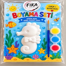 Denizatı Rölyef Figür Taş Tozu Boyama Seti