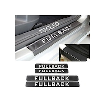 Fiat Fullback Karbon Kapı Eşiği Koruma Sticker (4 Adet)