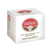 Doğuş Royal Breakfast Bardak Poşet Çay 1000 Adet 1.5g - Yumuşak Lezzet 2'li Ekonomik Paket - 2 Tarı