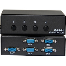 Vcom Dd174 4-1 Port Manuel 350Mhz Metal Vga Switch