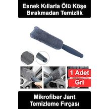 Jantfırçası Mikrofiber Jant Temizleme Fırçası Oto Lastik Yıkama Aparatı Araç Bakım Detaylı Temizlik
