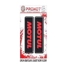 Damla Logo Motul Tasarımlı Ön Maşa Kabartmalı 2'li Sticker 1 Nötr