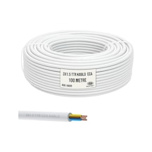 Emba Ttr Kablo 3X1.5 Beyaz 100Mt