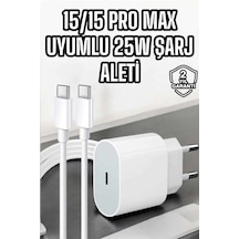 Mey İthalat İos Uyumlu Type-c Girişli Hızlı Şarj 15/15 Pro Max Adaptör Ve Kablosu