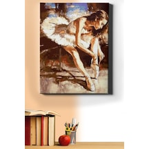 Webstyle Sayılarla Boyama Seti Kasnaklı Yıldız Balerin 40 X 50 Cm