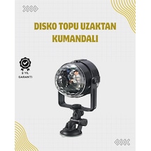 Uzaktan Kumandalı, Ses Kontrollü Led Disko Işığı - Parti Ve Kulüpler İçin Siyah