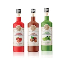 Sirius Premium Çilek Fındık Nane Aromalı Şurup 3 x 700 ML