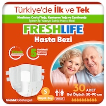 Freshlife Small Bel Bantlı Yetişkin Hasta Bezi 30 Adet