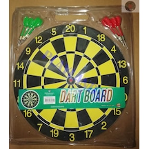 Büyük Boy Dart Seti Çift Taraflı Dart Hedef Tatası 6 Oklu