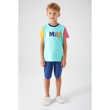 Rolypoly Cool Mavi Erkek Çocuk Bermuda Takım 5274-33170 Mavi