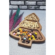 Ahşap Çam A Ac Servis Sunum Taba Ve Çerezlik 30cm Açık Gri