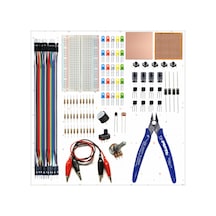Breadboard Temel Elektronik Devre Seti + Plato Yankeski
