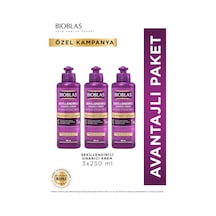 7 24 Şekillendirici Saç Bakım Kremi Belirgin Bukleler Dalgalı Ve Kıvırcık Saçlar 3 X 250ml