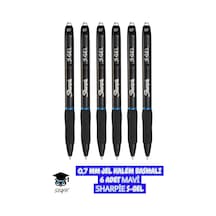 Sharpie S-gel 0.7 Mm Mürekkepli Basmalı Jel Kalem 3 Renk Mavi Siyah Kırmızı Çok Renkli