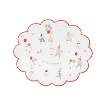 Meri Meri - Animal Friends Tabak- L - 8 Adet