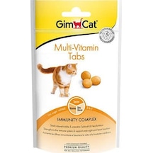 Gimcat Multi-Vitamin Tabs Kedi Ödül Tableti 40 G