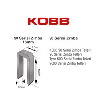 Kbz9016 16mm 2500 Adet 90 Serisi Ağır Hizmet Tipi Zımba Teli, Gri
