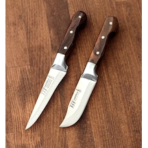 Lazoğlu Sürmene 2'li Bıçak Seti Yüzme Sıyırma Lazoğlu Hgys451 Paslanmaz Çelik