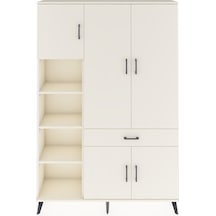 Arges Dolap 8 Raflı Tek Çekmeceli 5 Kapaklı 132x30x195 Aytaşı-aytaşı/aytaşı Aytası/aytası