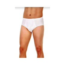 Yıldız 03 Erkek Süprem Slip Beyaz 6 Adet 001