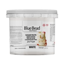 Blue Bead Şeker Hamuru Beyaz 2500 G