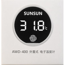 Sunsun Awd-400 Dijital Termometre Yuvarlak