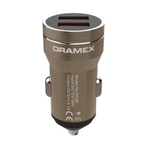 Dramex Dc20b 20w Pd Çift Usb Girişli Metal Araç Şarj Başliği