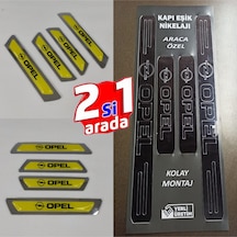 Opel Astra Uyumlu Kapı Eşiği + Kapı Koruyucu
