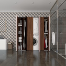 Kenzlife Çamaşır-Kurutma Makinesi Dolabı Ve Giysi Dolabı Suyuti Sol Cvz 180 170 60 Banyo Çok Renkli