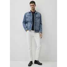 Mavi Marcus Beyaz Erkek Jean Pantolon M0035190581 Beyaz