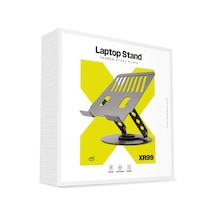 Xr99 Yüksek Kalite Metal Ayarlı Laptop Apple Uyumlu Macbook Uyumlu Notebook Tablet Tutucu Altlık Stand