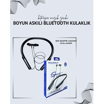 Polygold Pg-100 Boyun Askılı Kablosuz Kulaklık - 200 Saat Bekleme Süresi, Stereo Ses, Mikrofonlu Renkli 15744761