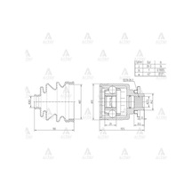 Maher Aks Kafası İç B-2500 Ranger / Sol 28x36x42 6m343b414ba