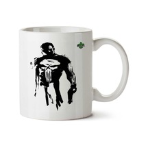 Punisher - Mota İki Tarafı Baskılı Kupa Bardak Çok Renkli