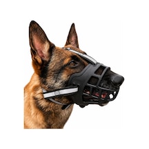 Valkyrie Köpek Ağızlığı Size 4 25-35 Kg Büyük Irk Ayarlanabilir Nefes Alabilir Plastik Güvenlik Ağızlığı