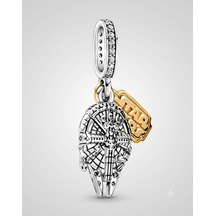 Yıldız Savaşları Sallantılı Gümüş Charm